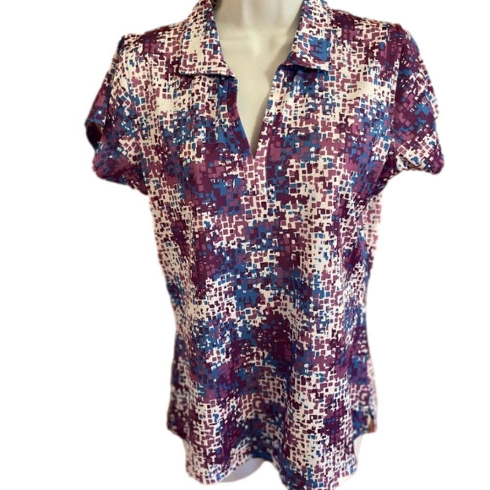 TOURNAMENT collection ladies golf shirt size M